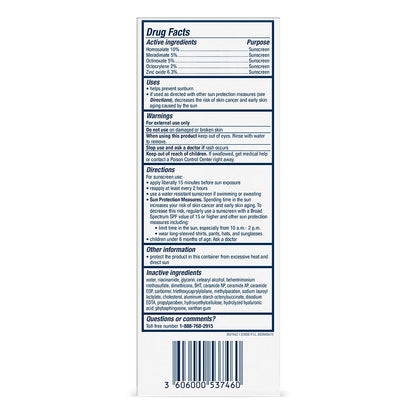 CeraVe AM Facial Moisturizing Lotion SPF 30 | Oil-Free Face Moisturizer with Sunscreen | Non-Comedogenic | 3 Ounce
