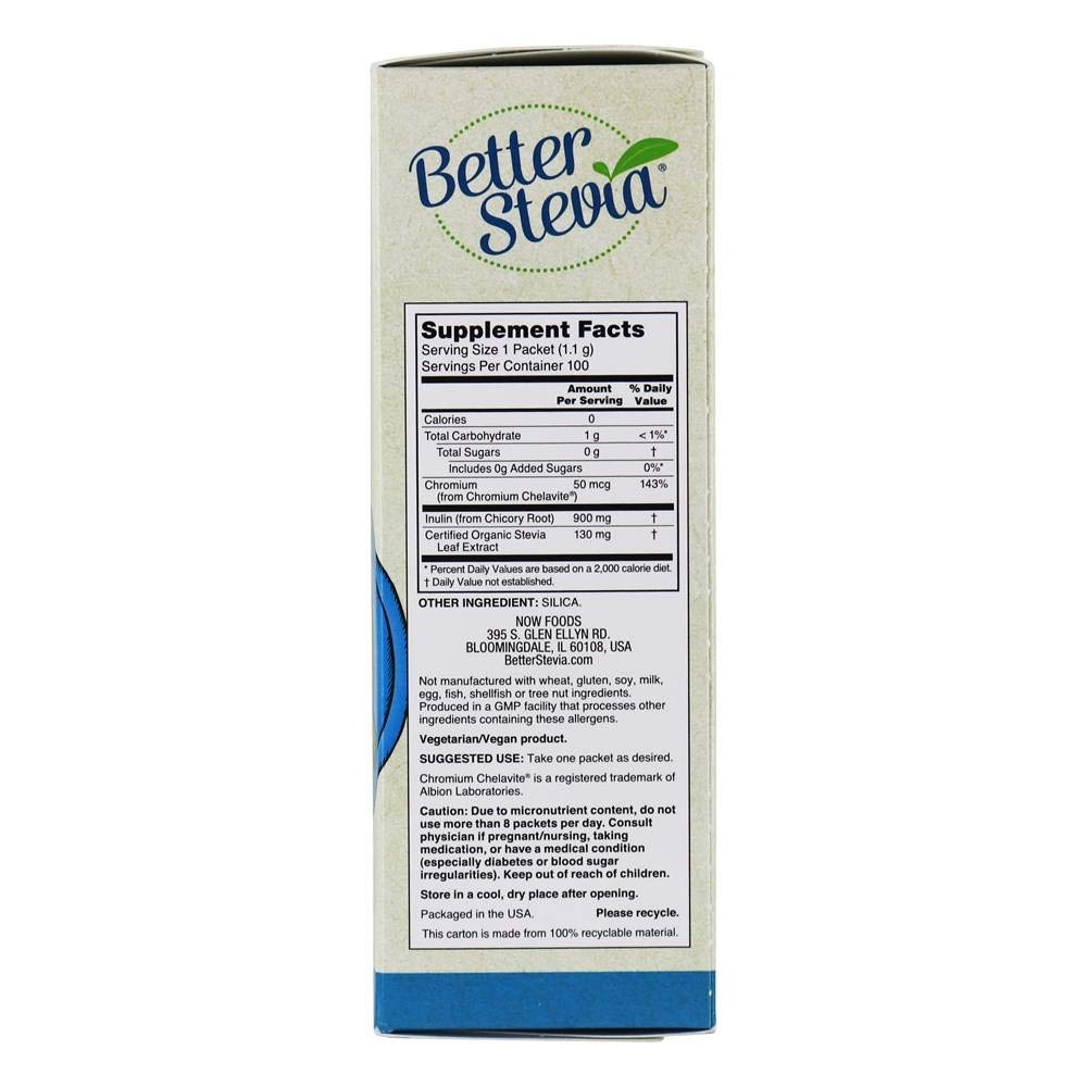 NOW Foods Stevia Balance,100 Packets (Pack of 3)