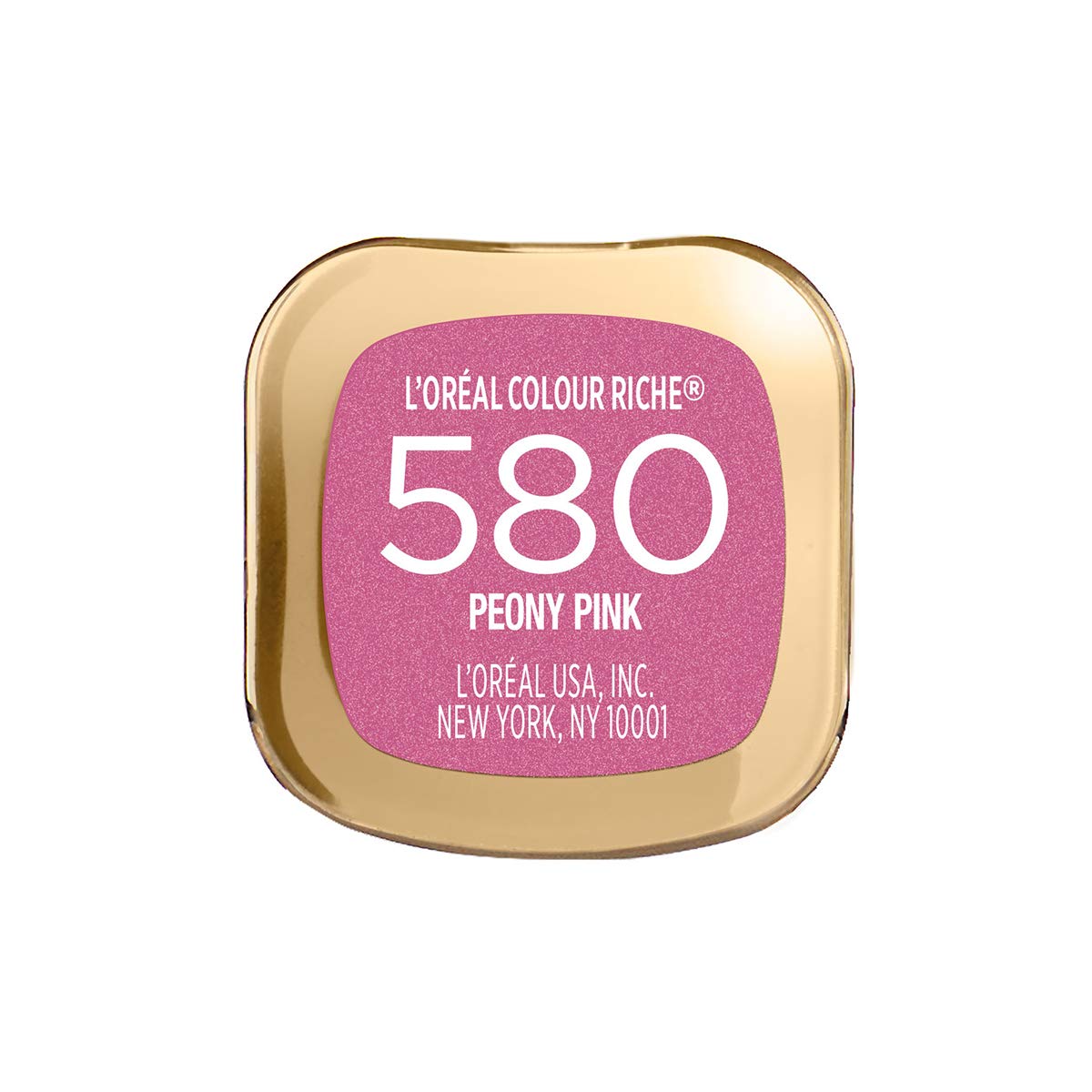 L'Oreal Paris Colour Riche Original Creamy, Hydrating Satin Lipstick with Argan Oil and Vitamin E, Peony Pink , 1 Count
