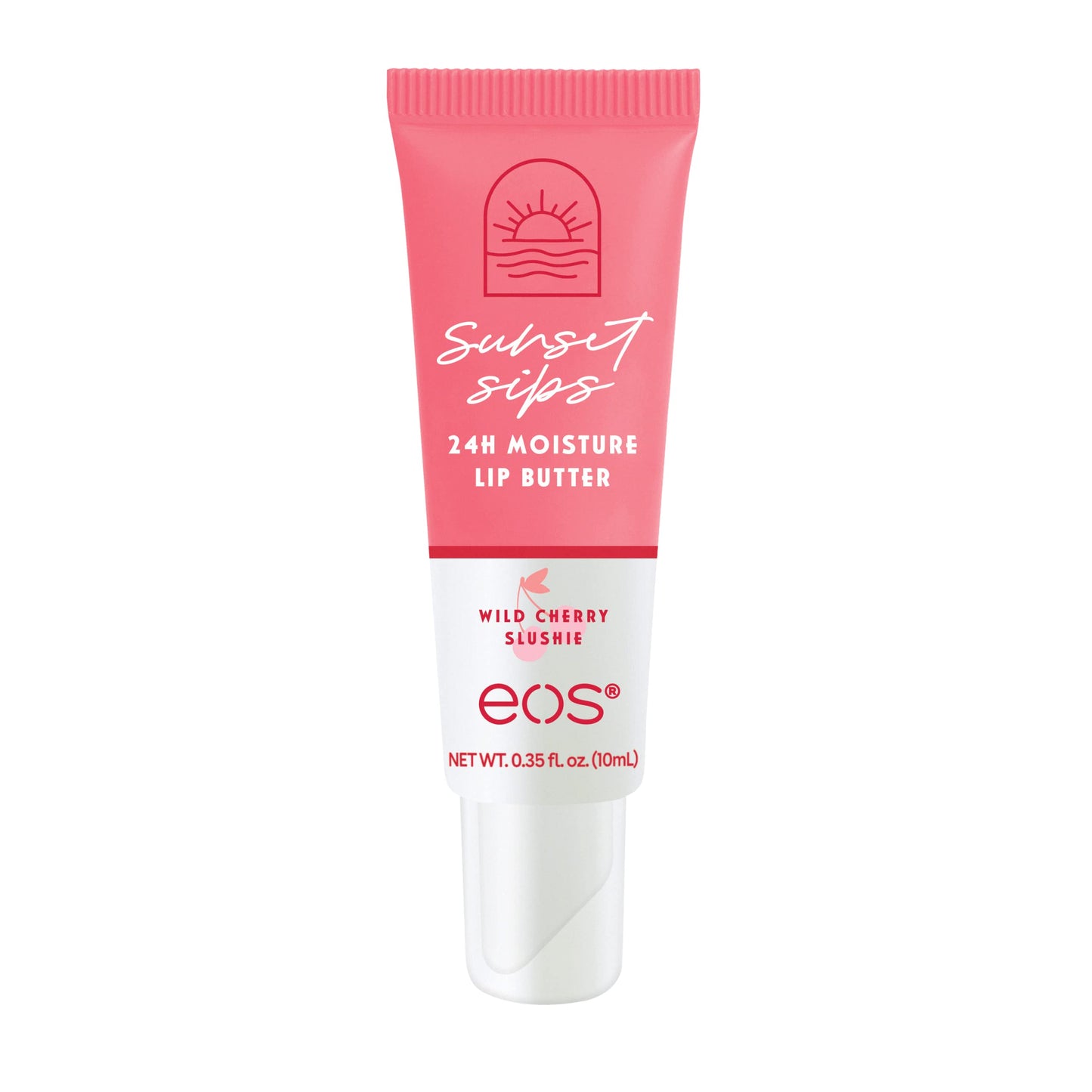 eos Lip Butter Tube, 24-Hour Moisture | Wild Cherry Slushie | Overnight Lip Mask | Pack of 2