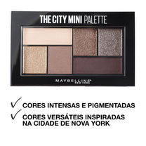 Maybelline New York Makeup The City Mini Eyeshadow Palette, Chill Brunch Neutrals Eyeshadow, 0.14 oz