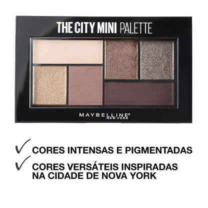 Maybelline New York Makeup The City Mini Eyeshadow Palette, Chill Brunch Neutrals Eyeshadow, 0.14 oz