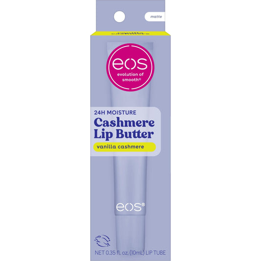 eos Lip Butter- Vanilla Cashmere, Peptide Lip Treatment, 0.35 oz