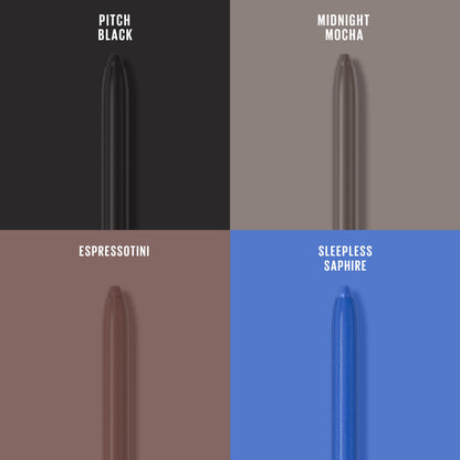 Maybelline Tattoo Studio Automatic Gel Pencil Waterproof Eyeliner, Blendable, Smudge Resistant, Matte Eyeliner For Up To 36HR Wear, Expressotini (Smokey Brown), Packaging May Vary