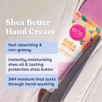 eos Hand Cream - Pink Citrus, Natural Shea Butter Hand Lotion and Skin Care, 24 Hour Hyrdration with Oil 2.5 oz