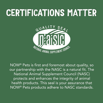 NOW Pet Health, L-Lysine Supplement, Powder, Formulated for Cats, NASC Certified, 8-Ounce