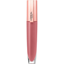 L'Oreal Paris Glow Paradise Hydrating Tinted Lip Balm-in-Gloss with Pomegranate Extract & Hyaluronic Acid, Ultra-Gentle, Non-Sticky Formula, Feathery Fleur, 0.23 Fl Oz