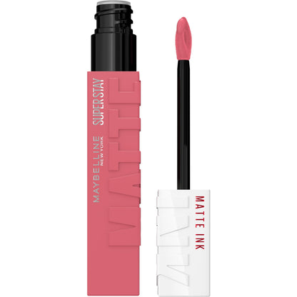 Maybelline Super Stay Matte Ink Liquid Lipstick Makeup, Long Lasting High Impact Color, Up to 16H Wear, Revolutionary, Light Mauve Pink, 1 Count, Packaging May Vary
