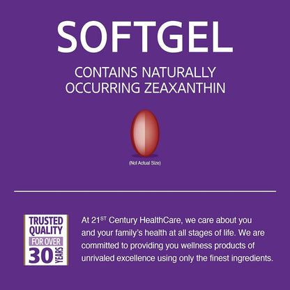 21st Century Lutein, 20 mg, 60 Softgels