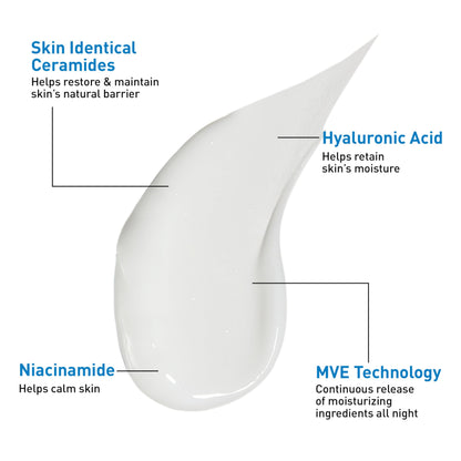 CeraVe PM Facial Moisturizing Lotion, 3 Ounce + AM Facial Moisturizing Lotion SPF 50, 3 Oz