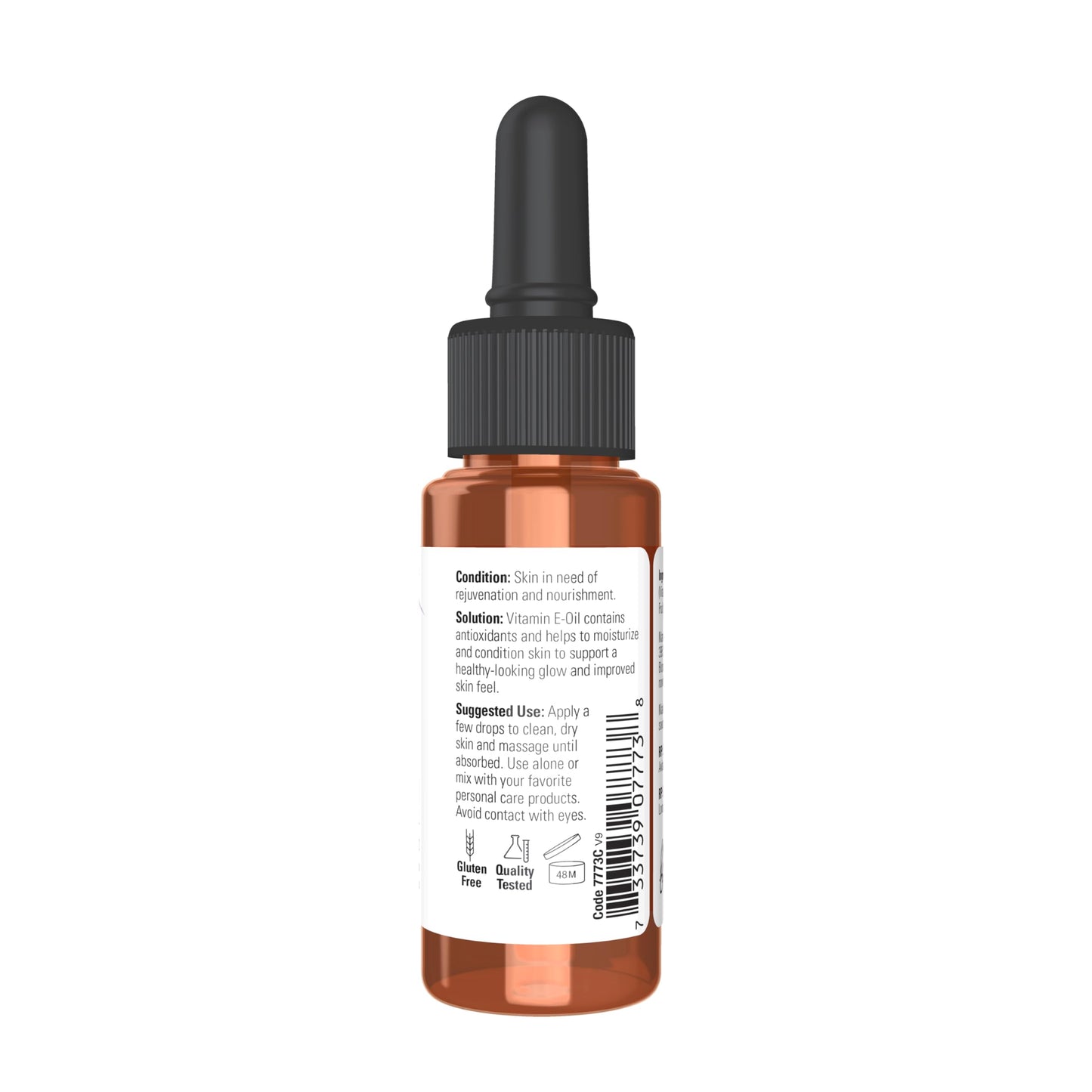 NOW Foods Solutions, E-Oil 23,000 IU, Natural Skin Rejuvenation, Skin Moisturizer, 1-Ounce