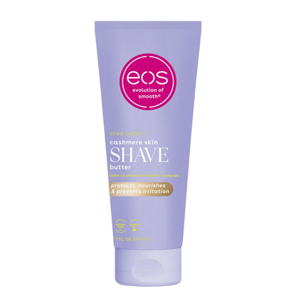 eos Cashmere Skin Collection Shave Butter - Vanilla Cashmere, Non-Foaming Moisturizing Shave Cream to Prevent Razor Burn, 7 fl oz