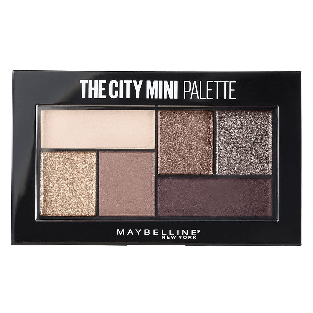 Maybelline New York Makeup The City Mini Eyeshadow Palette, Chill Brunch Neutrals Eyeshadow, 0.14 oz
