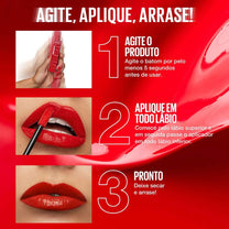 Maybelline Super Stay Vinyl Ink Longwear No-Budge Liquid Lipcolor Makeup, Highly Pigmented Color and Instant Shine, Lippy, Cranberry Red Lipstick, 0.14 fl oz, 1 Count