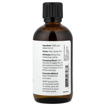 Now Peppermint Essential Oil, 4-Ounce