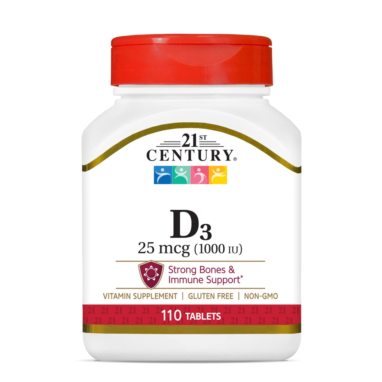 21st Century Vitamin D, 1000iu, 110 Tablets