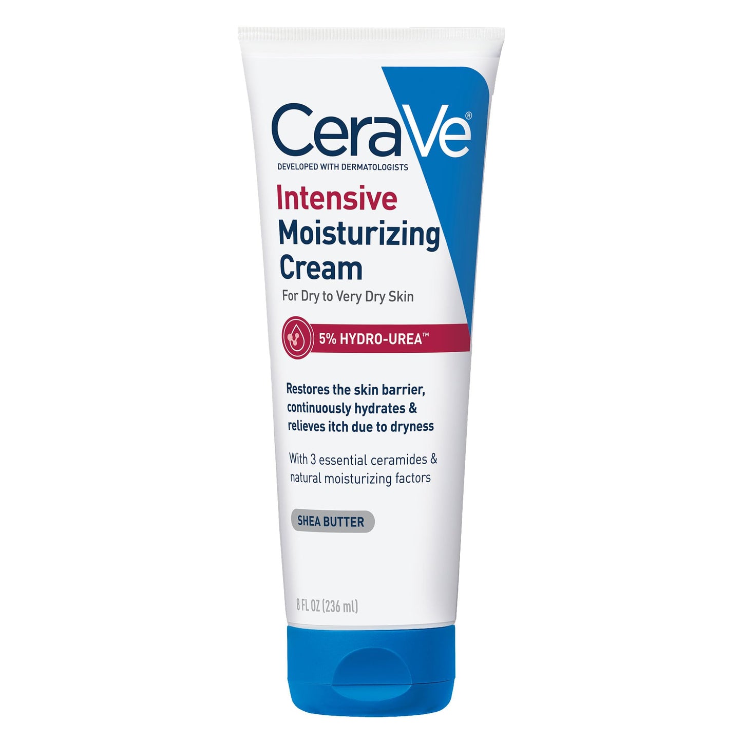CeraVe Intensive Moisturizing Cream with Shea Butter for Dry Skin, 8oz
