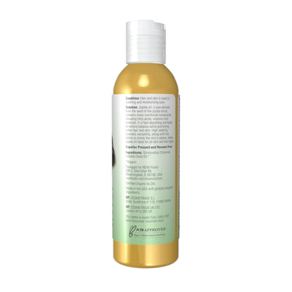 NOW Solutions Organic Jojoba Essential Oil, 4-Ounce