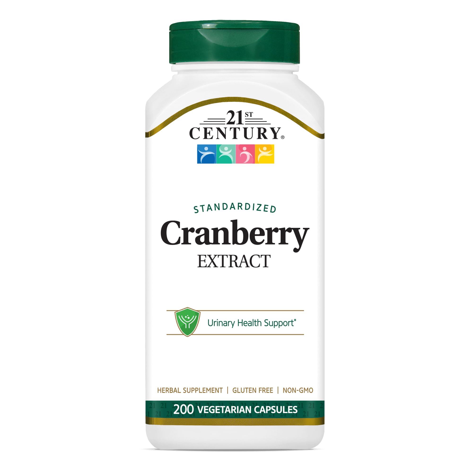 21st Century Cranberry Extract Vegetarian Capsules, 200 Count