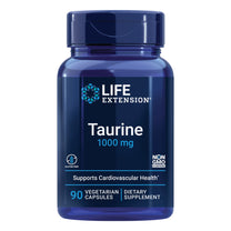 Life Extension Taurine 1000mg and Sea-Iodine 60 Capsules Supplement Bundle