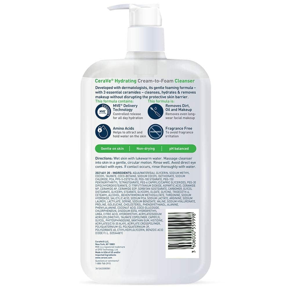 Cleanser Hydrating Cream-to-Foam