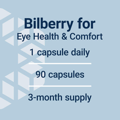 Life Extension Standardized European Bilberry Extract, 100 mg, 90 Capsules
