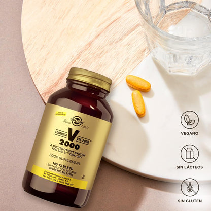 Solgar Formula VM-2000 (Multinutrient System), 180 Tablets - Contains Zinc