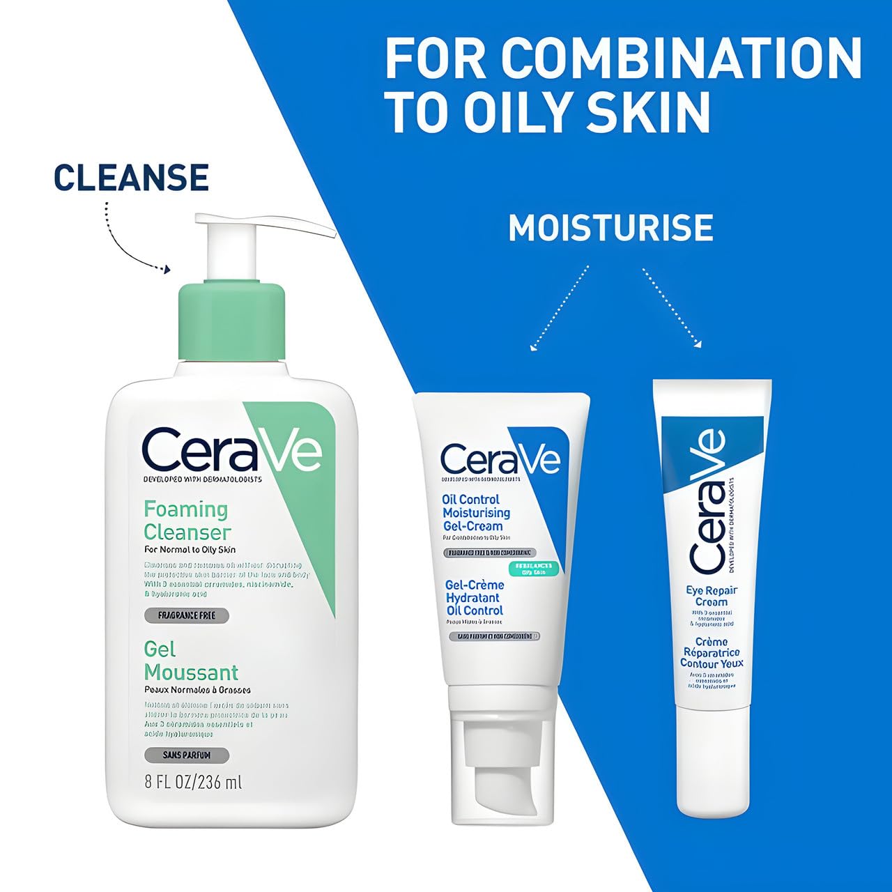 CeraVe Oil Control Gel-Cream, Niacinamide Face Moisturizer, Oily Skin 1.7oz