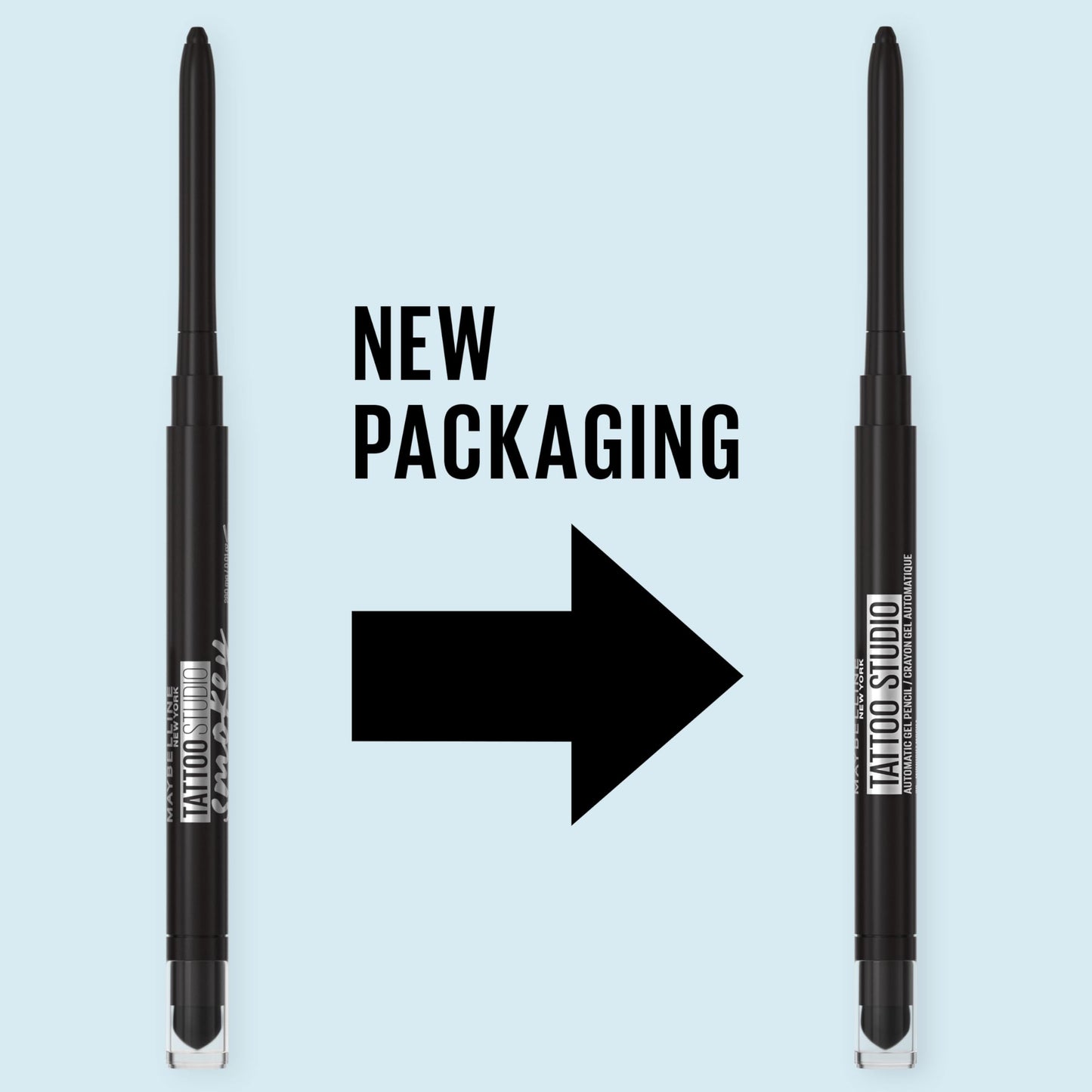 Maybelline Tattoo Studio Automatic Gel Pencil Waterproof Eyeliner, Blendable, Smudge Resistant, Matte Eyeliner For Up To 36HR Wear, Sleepless Sapphire