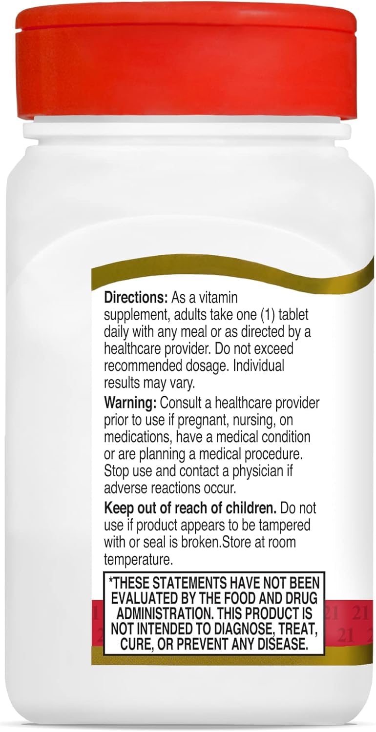 21st Century Vitamin D3 2000 IU Tablets, Bone & Immune, 110 Count