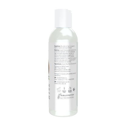 NOW Foods Solutions, Liquid Coconut Oil, Light and Nourishing, Promotes Healthy-Looking Skin and Hair, 4-Ounce