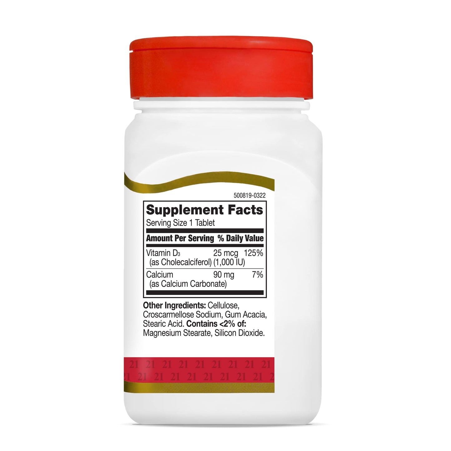21st Century Vitamin D, 1000iu, 110 Tablets