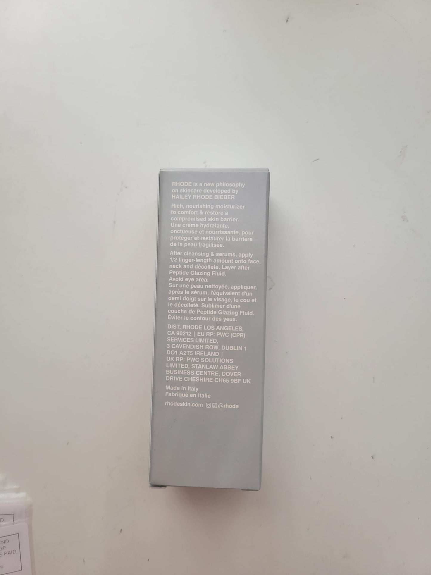 Rhode by Hailey Bieber Barrier Restore Cream 50ml/ 1.7oz., White