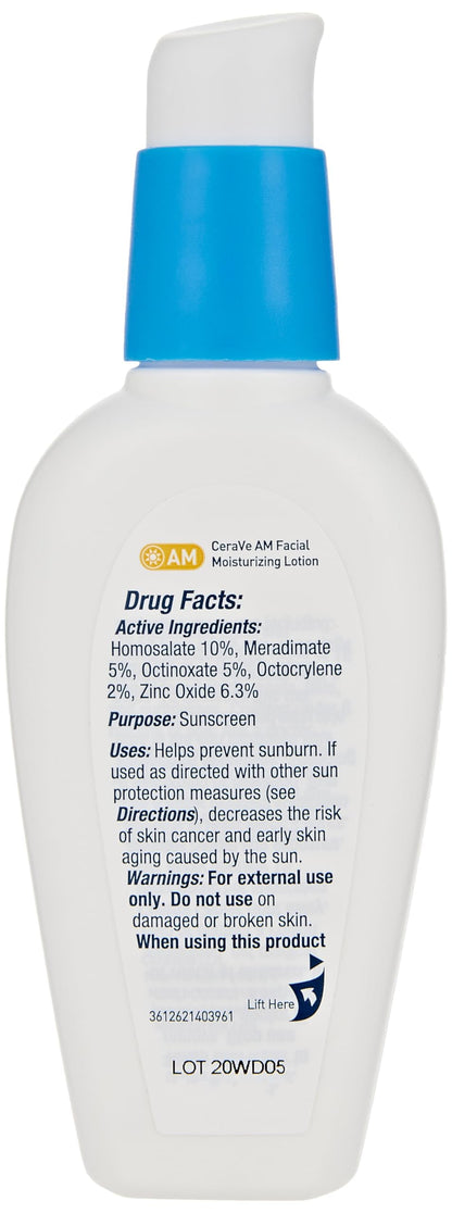 Cerave Facial Moisturizing Lotion AM Spf#30 2 Ounce (60ml)