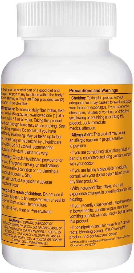 21st Century, Psyllium Fiber, 160 Capsules - 2pc