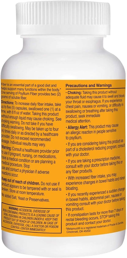 21st Century, Psyllium Fiber, 160 Capsules - 2pc