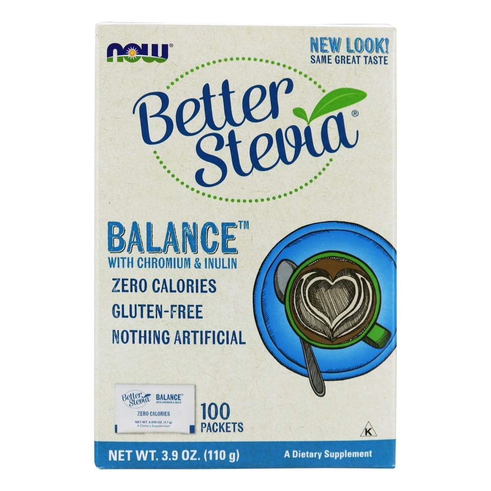 NOW Foods Stevia Balance,100 Packets (Pack of 3)