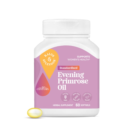 21st Century Evening Primrose Oil 1000mg Softgels, Women's Health, 60ct