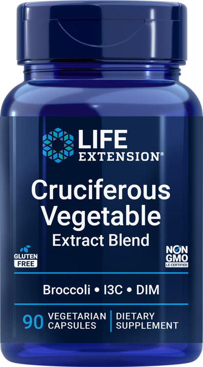 Life Extension Cruciferous Vegetable Extract Blend, 90 Vegetarian Capsules