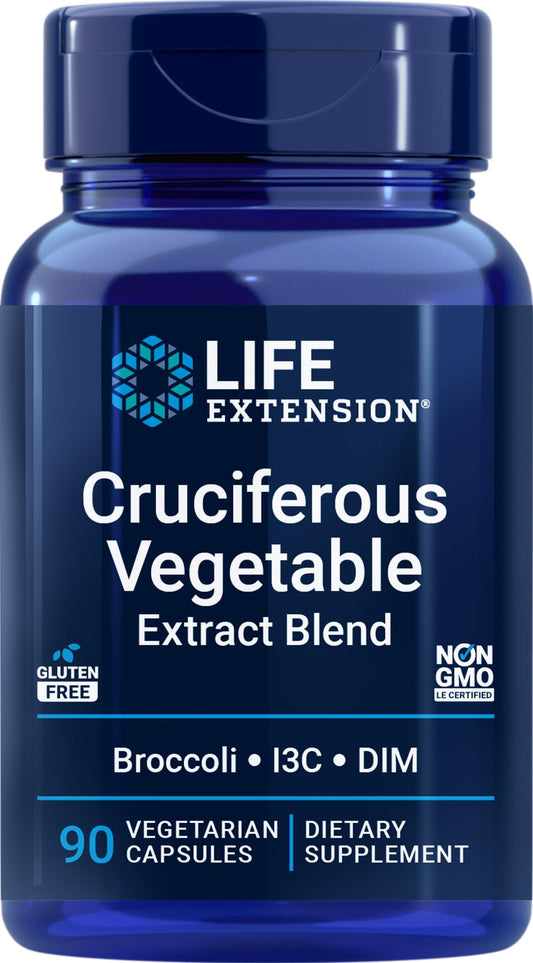 Life Extension Cruciferous Vegetable Extract Blend, 90 Vegetarian Capsules