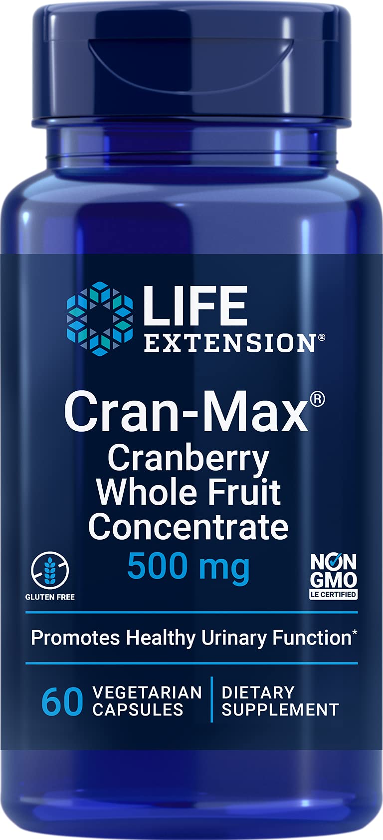 Life Extension Cran-Max, 500 mg, 60 Capsules