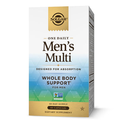 Solgar One Daily Men's Multivitamin Whole Body Support, 60 Servings