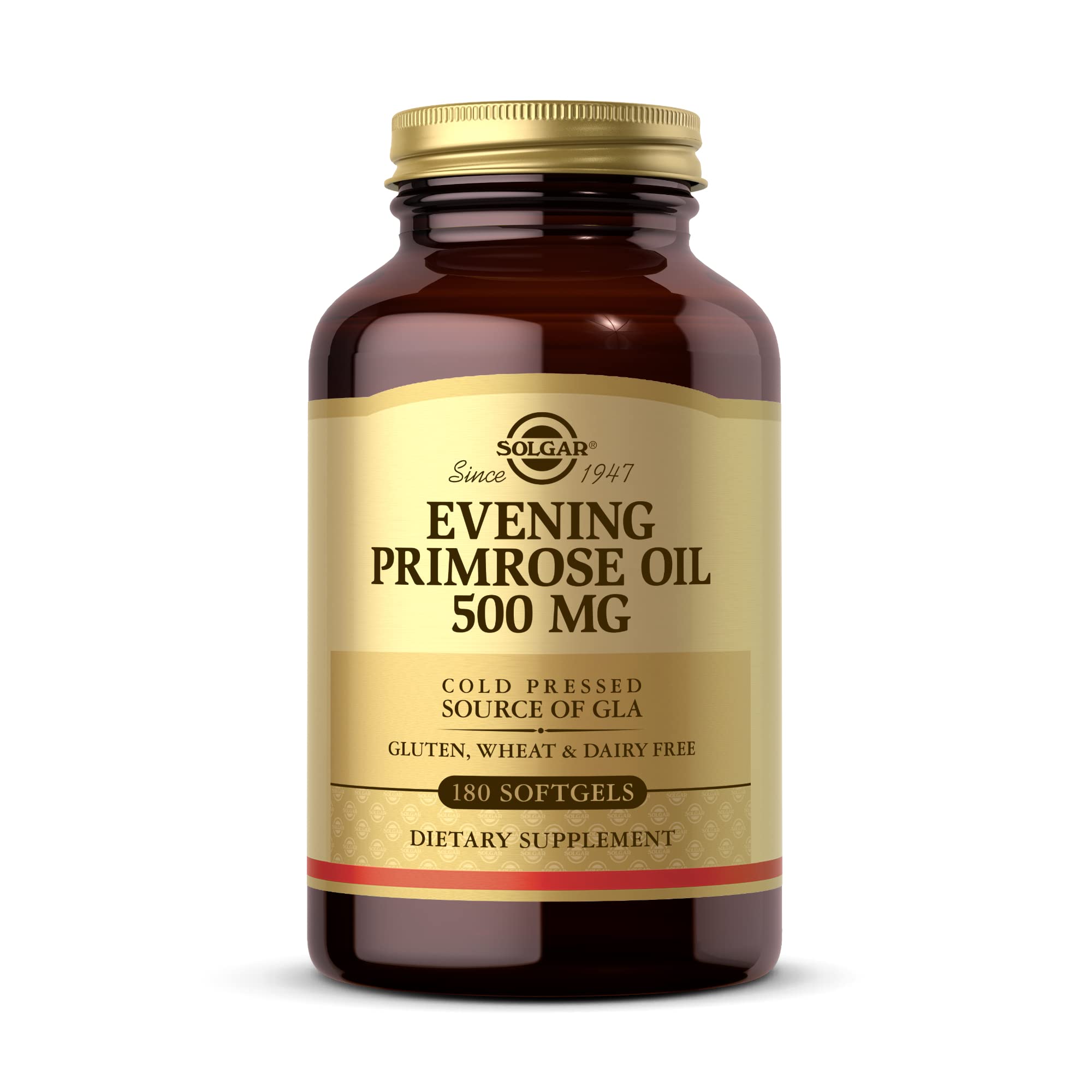 Solgar Evening Primrose Oil 500 mg, 180 Softgels - Promotes Healthy Skin