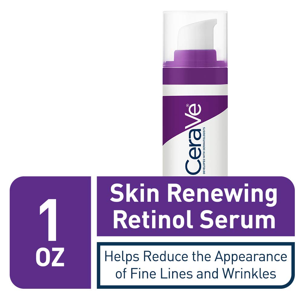 CeraVe Retinol Serum for Face with Niacinamide & Hyaluronic Acid, 1 oz