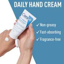 CeraVe Therapeutic Hand Cream, Hyaluronic Acid & Niacinamide Lotion, 3oz