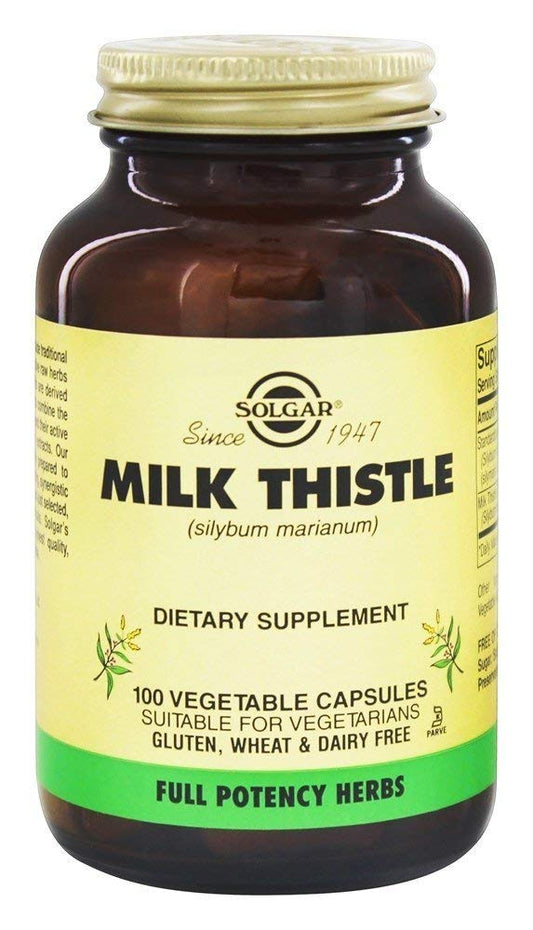 Solgar - Full Potency Milk Thistle, 100 Vegetable Capsules