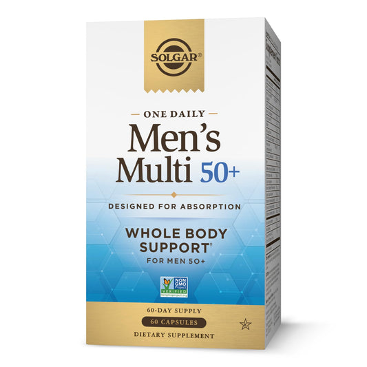 Solgar One Daily Men's Multi 50+ Whole Body Support, 60 Servings
