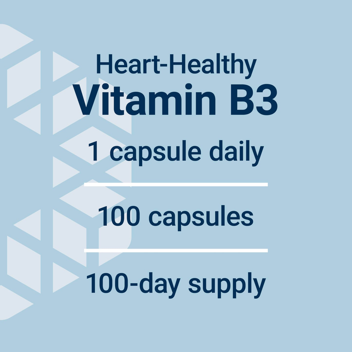 Life Extension Vitamin B3 Niacin, Heart Health, Cholesterol & Energy Support, Gluten-Free, Non-GMO, 100 Capsules