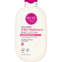 eos Shea Better Body Lotion- Strawberry Dream, with Natural Shea, 16 fl oz