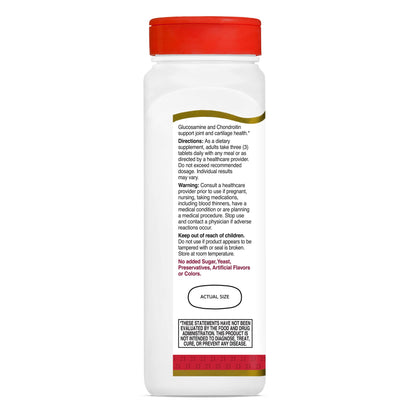 21st Century Glucosamine Chondroitin Double Strength 500/400mg, 180ct